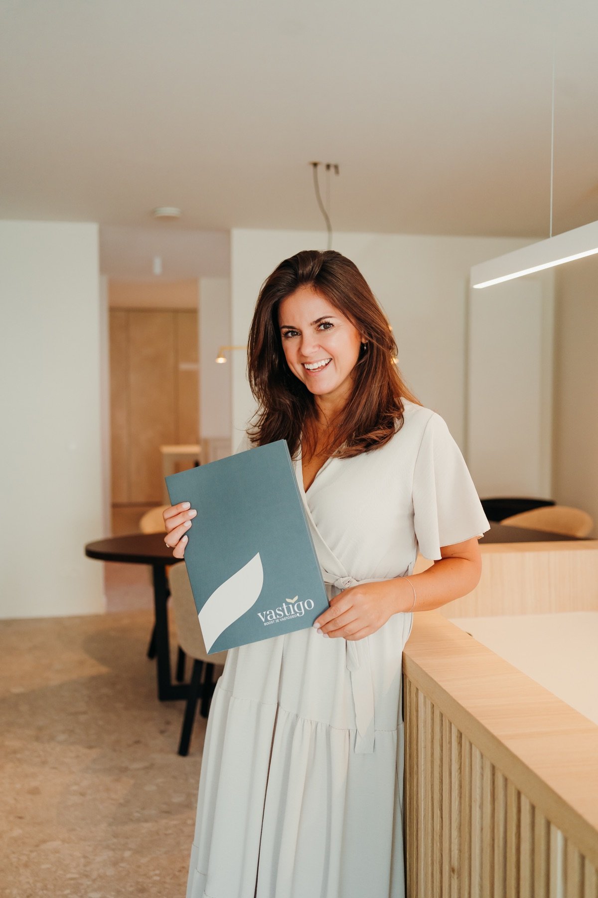 Mara Peeters met Vastigo-map